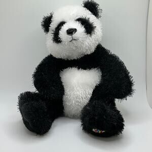 Ganz - Webkinz HM111 Panda Bear - Black and White Bear - No Tag/Code - Plushie